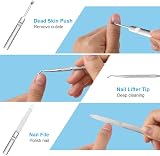 URAQT Toenail Clippers 4 Pcs Nipper Trimmer Kit with Nail File Nail Lifter Duo view 5
