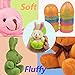 Easter Eggs Fillers 【24Pcs】12 Plush Bunnies + 12 Surprise Eggs 3