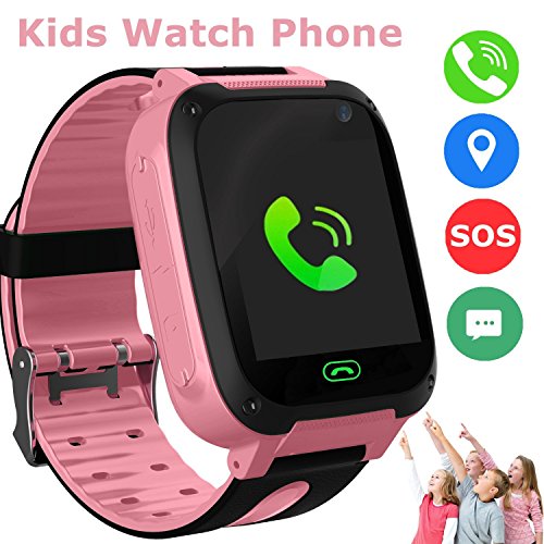 Kids smart watch phone, gps tracker smart wrist watch f…