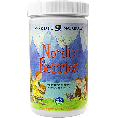 Nordic Naturals - Nordic Berries, Multivitamin Treats for Adults and Kids, 200 Count (FFP)