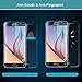 Maxteck Ultra HD Tempered Glass Screen Protector for Samsung Galaxy S6, 9H Hardness, Anti-Scratch & Fingerprint, Bubble Free(2 Pack)