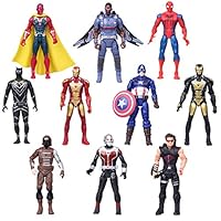 Superhero Adventures Ultimate Super Hero Set, 10 Collectible 6.7-Inch Action Figures, Toys for Kids Ages 3 and Up