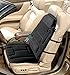 Relaxzen 10-Motor Massage Seat Cushion with Heat, Black