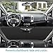 HIPPIH Decor 2 Pack Car Windshield Sun Shade - 28'' x 31'' Foldable Sunshade for UV Protection and Heat Reflector - Keep Your Vehicle Cool(28