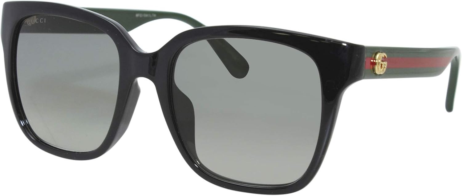 Gucci Web GG0715SA 001 Sunglasses Women's Black-Green/Grey Gradient 