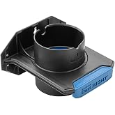 Rockler 4" Ready-Mount Self-Cleaning Blast Gate - High Airflow System | Blast Gate &ndash; Maximum Dust Collection &ndash; Self-Cleaning Blast Gate &ndash; High Airflow &ndash; Ready-Mount Design