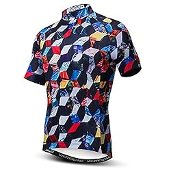 Weimostar Men's Cycling Bike Jersey Short Sleeve