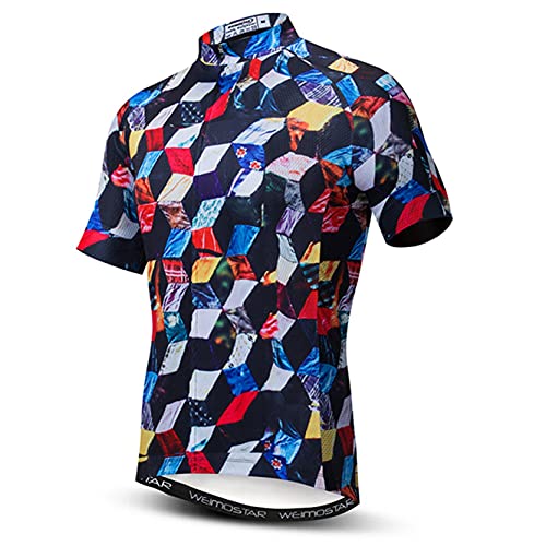 Weimostar Men's Cycling Bike Jersey Short Sleeve