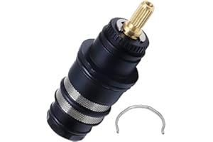 HANSENGROE Thermostatic Shower Cartridge Replacement Parts Kit Compatible with Hansgrohe 98282000, Shower Bathroom Faucet Thermostatic Filter Vavle Core Chrome
