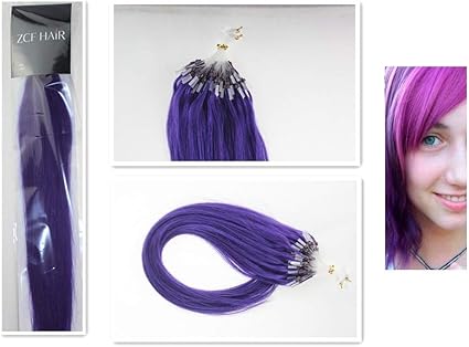 Style 18 Easy Loops Micro Rings Beads Tipped 100 Real Human