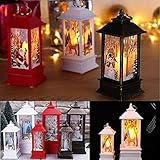 Christmas Table Lamp Creative Printing Lights Candlestick Decoration Desk Lamps