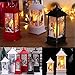 Christmas Table Lamp Creative Printing Lights Candlestick Decoration Desk Lamps