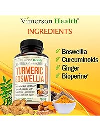 Turmeric Curcumin with BioPerine, Boswellia and Ginger. Advanced Turmeric Combination....