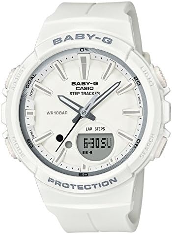 [カシオ] 腕時計 ベビージー FOR SPORTS 歩数計測 機能つき BGS-100SC-7AJF レディース ホワイト