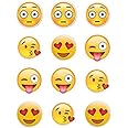 Kopykake Twelve Emoji Edible Cupcake Frosting Cake Toppers