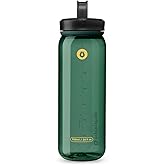 HydraPak Recon Clip & Carry - Wide Mouth Recycled Plastic Water Bottle (24oz or 32oz) - Eco Friendly, BPA Free, Tethered Cap