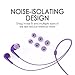 MEE audio Earphone Noise Isolating In-Ear Headphones with Memory Wire