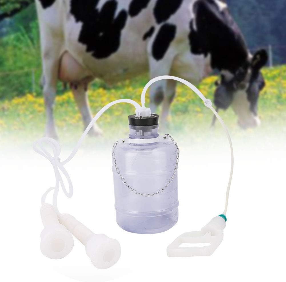 Pssopp Manual Milking Machine, 3L Portable Cow Milking Machine Goat Sheep Ewes Milker Milking Kit for Home Small-scalefarm(goat) - Image 3