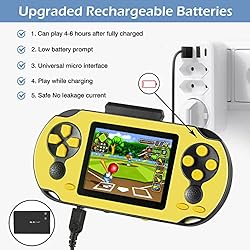 TaddToy 16 Bit Handheld Game for Kids