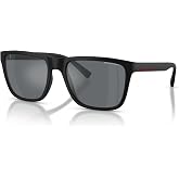 Armani Exchange AX4080S Square Sunglasses for Men + BUNDLE with Accessory Eyewear Kit