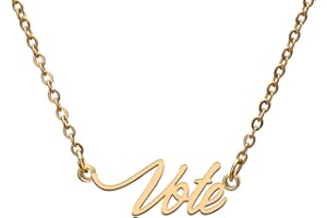 GR859C Name Tag Necklaces for Her His Friends Familys Relationship Memory Jewelry Gift