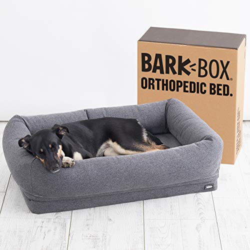 BarkBox Memory Foam Dog Bed, High Density Foam Base for Orthopedic
