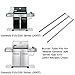 onlyfire Stainless Steel Burner Tube Set Fits for Weber Genesis 300 Series Gas Grill (2007 Models Only), 34-1/4
