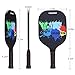 ianoni Graphite Composite Pickleball Paddle Pickleball Racket with Graphite Face & Polymer Honeycomb Core,Balanced Weight,Low Profile Edge,Meets USAPA Specifications (Black)