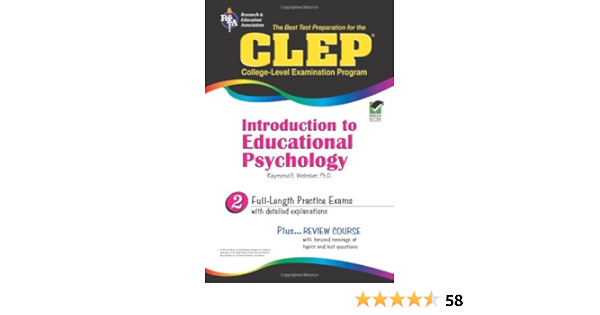 Amazon Com Clep Introduction To Educational Psychology Clep Test Preparation Ebook Webster Ph D Dr Raymond E Berman Jody Mcgowran Barbara Kindle Store