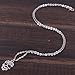 YAZILIND Yaizlind Embossed Ghost Skull Shape Chain Pendant Necklace Clothes for Women