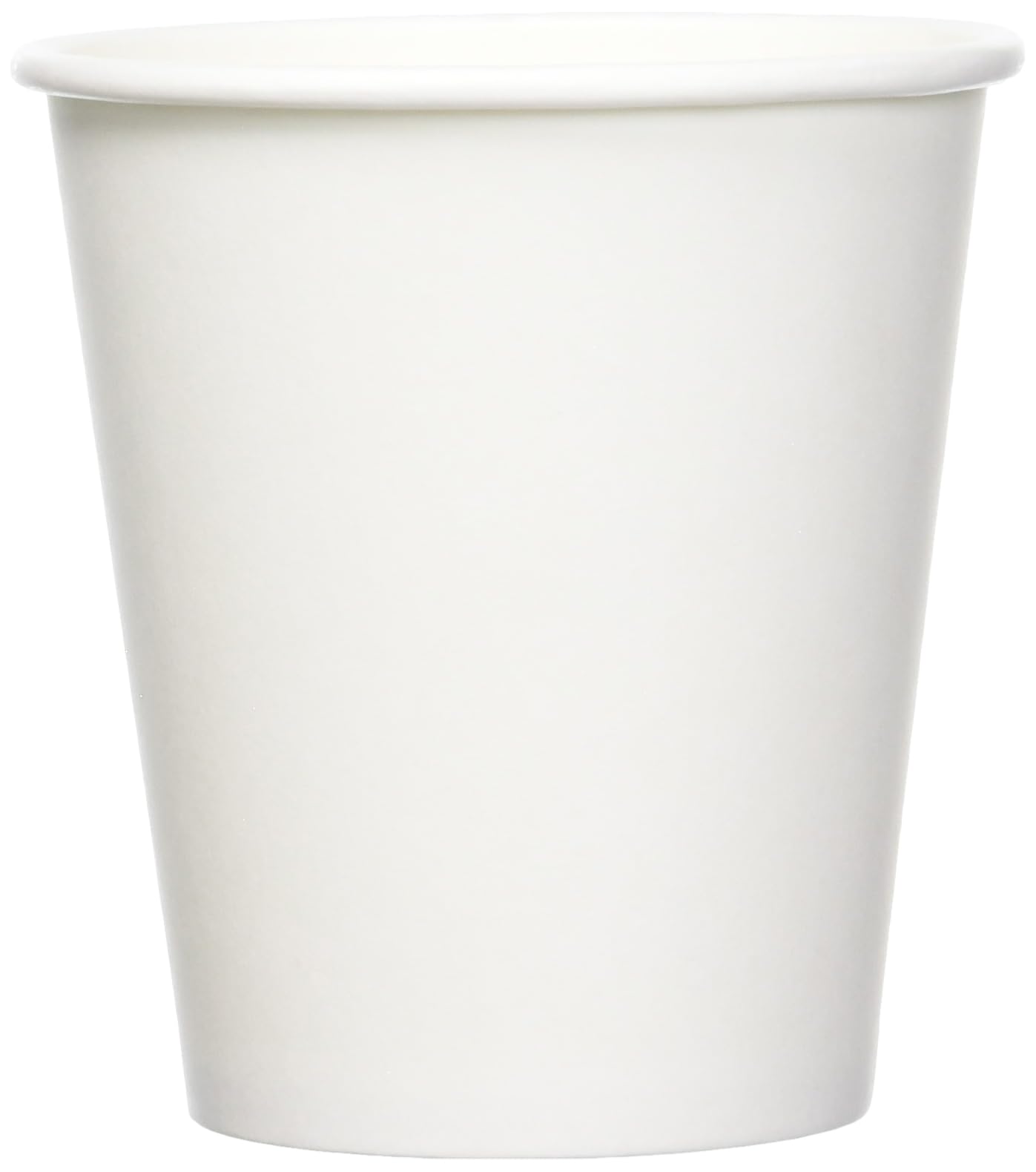 Amazon Basics Disposable Coffee Cups, 10 ounces, Paper, 1000 Count (Pack of 1), White Image