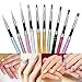 Jocestyle 10 Pcs Nail Art Design Dotting Painting Drawing Pen Polish Brush Set UV Gel Nail Beauty Tool Kit