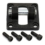Baomain Foot Flange CB-63 for Foot Mounting Work for Pneumatic SC63 Cylinder with 4 Screws