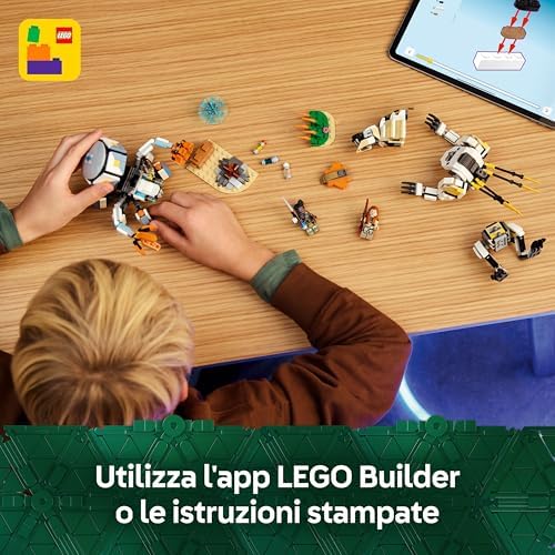 Horizon Adventures Aloy e Varl Contro Arcapode e Secodonte, Gioco d'Avventura per Bambini e Bambine da 9 Anni dal Videogioco con 2 Modellini da Costruire di Robot Giocattolo, Idea Regalo 77037