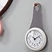 WINGOFFLY® Unique Design Silicone Waterproof Bathroom Kitchen Mini Clock (Grey)