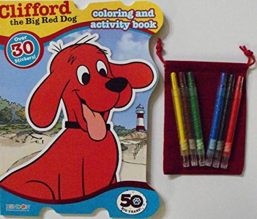 Bundle Clifford The Big Red Dog Shaped Coloring And Activity Book Plus...