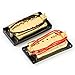 Kmise 1set Humbucker Pickup Gold for Gibson Les Paul Replacement