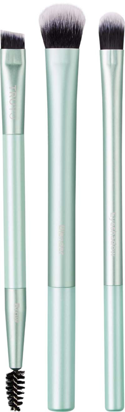 Truyu 3pce Eyebrow Brush Set – Includes a Definer Brow Brush, a Brow Detailer Brush and Eyebrow Spoolie To Neaten Brows. A Must Have For Your Makeup Bag