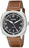 Bulova Men's 96B230 Military Analog Display Japanese Quartz Brown Watch