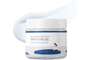 ROUND LAB Birch Juice Moisturizing Cream 2.7 Fl Oz, 48-Hour Deep Hydrating Face Moisturizer with Birch Sap & Vita Hyaluronic Acid for Acne-Prone Skin, Reduces Sebum, Oil, Blackheads, Korean Skin Care