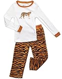 Fleece & Cotton 2 Piece Pajama Tiger 2 Years