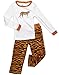 Fleece & Cotton 2 Piece Pajama Tiger 2 Years