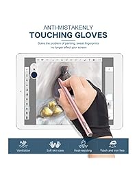 XIRON - Lápiz capacitivo para iPad (recargable, 0.059 in, incluye guante)