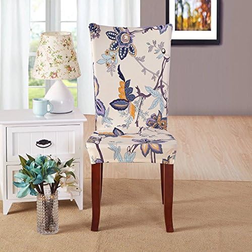 Super Fit Stretch Removable Washable Short Dining Chair Cover Protector Seat Slipcover for Hotel,Dining Room,Ceremony - Style #1004-10