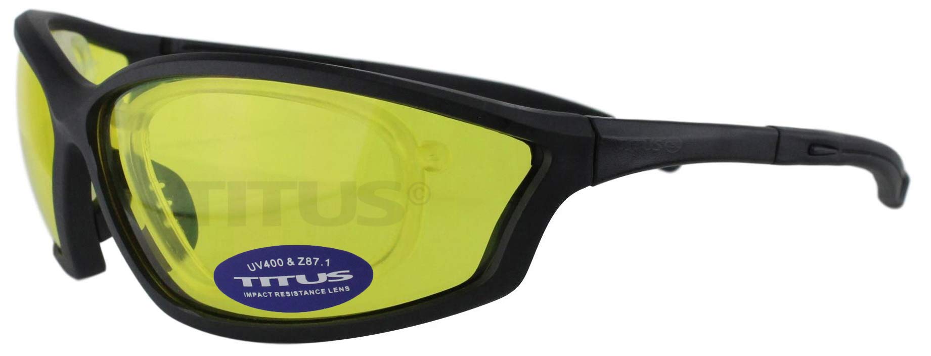 TITUS G26 Range Competition All-Purpose Safty Glasses with optional Rx Insert