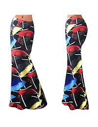 Faldas para mujer de talle alto, con estampado de leopardo, bohemio, maxi vestido de fiesta de noche floral