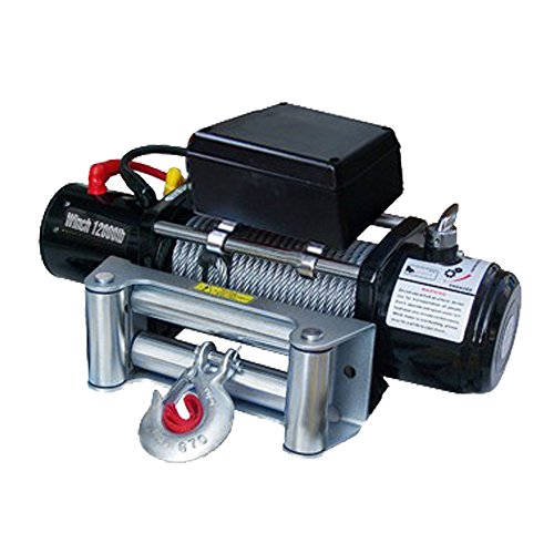 Yescom 12000 lb 12V 6.6 Recovery Winch Wireless Remote for Trailer Truck SUV Jeep Electric - Image 2