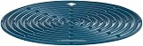 Le Creuset Cool Tool Round Pot Holder Trivet Silicone 20 cm Deep Teal view 2