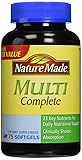 Nature Made Multi Complete Dietary Supplement, 75 Softgels