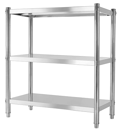 Gastro Edelstahlregal Küchenregal Schwerlastregal Regal Kingpower